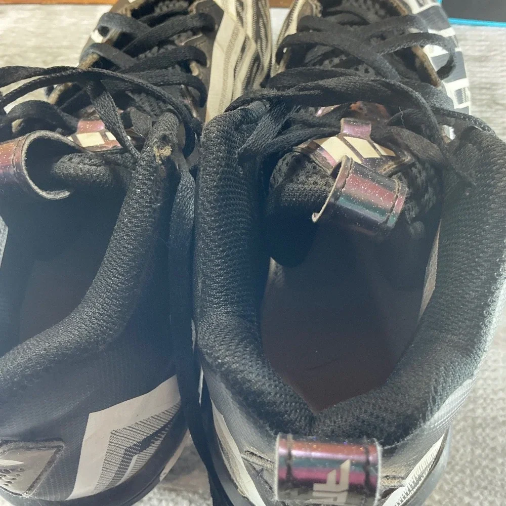 Adidas Freak Football Cleats Molded High Top‎ Black White Size US 10